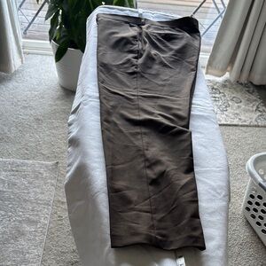 Haggar Men's Dark Brown Dress Pants 38/30